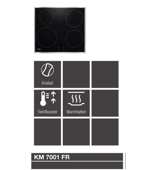 Miele 美诺 嵌入式电磁炉KM 7001 FR